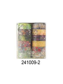 12卷/盒精美复古烫金蝴蝶花卉图案和纸胶带，创意蝴蝶植物花卉图案设计胶带，适用于剪贴簿和日记信封装饰，送朋友的礼物