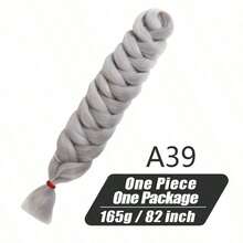 Xpression 合成钩针接发适用于钩针扭辫，专业级，男女通用，多种长度可选，可打造惊艳发型，非常适合 DIY 节日派对、狂欢节、音乐节和度假造型，合成大辫子钩针接发 Expression 编织接发 Yaki 直发女式巨型编织发 Kanekalon 大辫子日常佩戴 - 彩色 - 查看 22