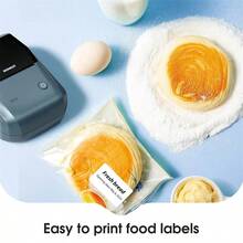 Niimbot B1 迷你便携式热敏打印机不干胶标签机口袋打印机标签机蓝牙 Niimbot B1 - Lake Blue - 查看 4