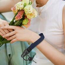 Universal Wrist Key Lanyard| Hands-Free Anti-Loss Strap, Adjustable & Unisex For Sports, Work & Outdoors - 深藍色 - 查看 3