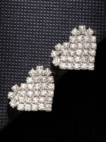 2 Peças Novos Emplastros de Peito com Strass em Forma de Coração, Acessórios Sexy de Lingerie para Festa