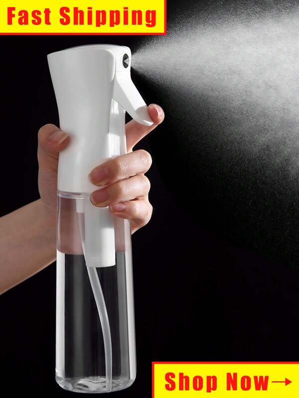 1pc 200ml/300ml/500ml Large Capacity High-Pressure Spray Bottle, High-Pressure Continuous White Automatic Air Pressure Ultra-Fine Spray Bottle, Multi-Color Fashionable Minimalist Design, Misting With Repeated Pumping, Hair Tools, Hair Products And Accessories For Barber Salon Beauty Travel Essentials, Suitable For Moisturizing Hair, Household Cleaning, Toner, Alcohol Etc, Hair Styling Tools For Men And Women, Refillable