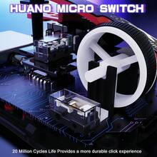ATTACK SHARK X11SE Lightweight Wireless Gaming Mouse 59g, 3 Modes (2.4G/USB-C/Bluetooth), 22,000 DPI, PAW3311 Optical Sensor, 5 Programmable Buttons, 300mAh Battery, For PC - 紅色+貼紙 - 查看 5