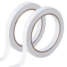 1/4 2 Rolls Double Sided Adhesive Sticky Tape Arts,, Card Making, Crafts, Photography, Scrapbooking, Wrapping, Office School Stationery Supplies, Home Supplies (Width: 6mm) - 1/4吋(6毫米) - 查看 8