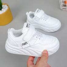 Tenis Escolares Blancos Unisex con Doble Cierre Autoadherente - Blanco - Ver 3