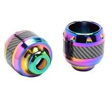 1set 2Pcs Universal Motorcycle Wheel Protection Crash Pad Motorbike Crash Protectors Alloy Motocross Falling Front Fork Slider Cups - Enhanced Motorcycle Fork Protectors - Anti-Collision, Shock Absorbing Cups For Enhanced & Stability.