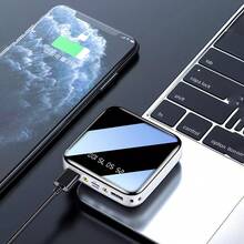 NetHong Power Bank Fast Charging 10000mAh Portable Charger Battery Pack For Mobile Phone - White Mirror Power Bank - View 7