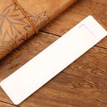 1 件复古 PU 笔袋，简约风格收纳袋，学生文具笔/铅笔盒，学校用品，返校 - 彩色 - 查看 7