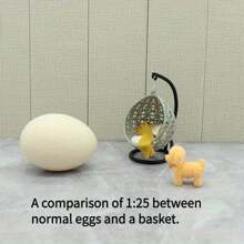 1 pieza Miniatura de cesta colgante decorativa, mueble de diorama pequeño, modelo de silla de columpio, material de manualidades