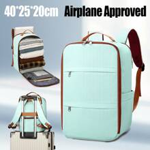 Myco 瑞安航空登机箱，飞机背包，40x20x25厘米单肩包，轻便女士旅行背包，2025新款极简设计，适合中学生、旅行、徒步、装笔记本电脑，尼龙材质，男士返校礼物 - 彩色 - 查看 10