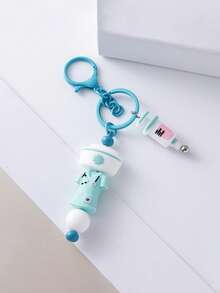 Cute Doctor & Nurse Keychain, Cartoon Soft Silicone Texture, Perfect Gift For Nurses Bag Charms Car Accessories Teacher Friend Sister Gift Ideas