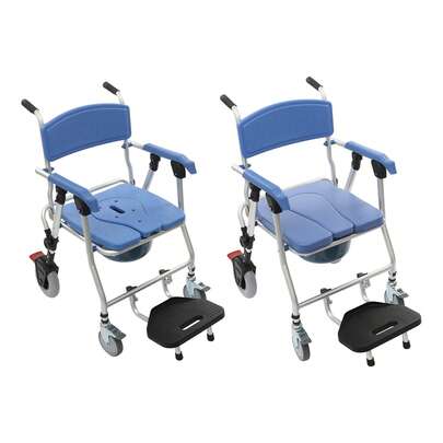 Wheelchair For Shower, Wheelchair For Bathroom Use, Toilet Wheelchair With Wheels