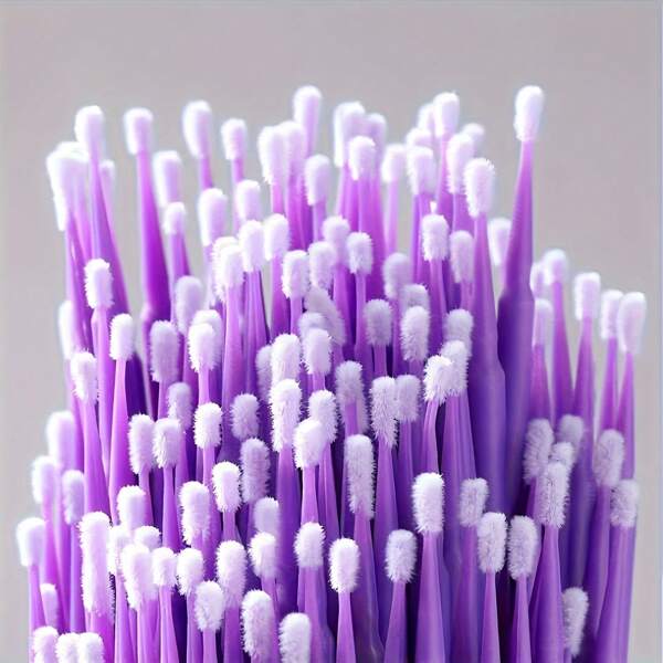 50pcs Organic Lash Extension Cleaners - Fragrance-Free Gentle Adhesive Remover, Single & Bundled Design, Portable Beauty Tools, Household Makeup Essential, Hygienic Packaging