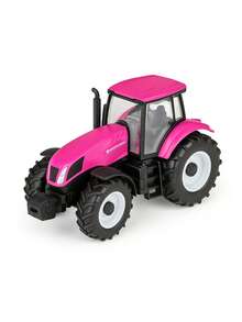 Pink Farming Tractor Truck Girls Realistic Miniature - Hồng - Xem 5