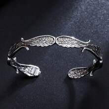 1 pièce Bracelet en alliage de zinc aile d'ange