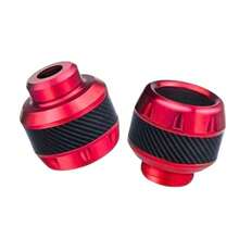 1set 2Pcs Universal Motorcycle Wheel Protection Crash Pad Motorbike Crash Protectors Alloy Motocross Falling Front Fork Slider Cups - Enhanced Motorcycle Fork Protectors - Anti-Collision, Shock Absorbing Cups For Enhanced & Stability.