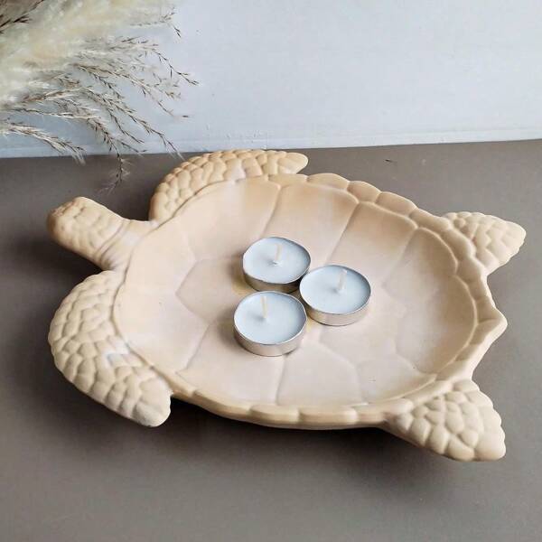 Large Turtle Tray Silicone Mold, DIY Turtle Jewelry Tray, Coaster, Home Decor, Concrete, Clay, Epoxy Resin Mold