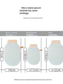 身体磨砂手套双面去角质毛巾适用于水疗深层清洁 - 彩色 - 查看 11
