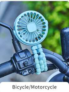 Octopus-Shaped 500mAh USB Portable Fan - Hands Free Clip On Stroller Fan With 3 Speeds For Baby, Indoor Outdoor Activities, Spring Summer Picks, Brides Maid Gifts, Room, Bedroom Decor, Bedroom Decor, Beach, Travel, For Men, For Women, Vacation - Classic Octopus Fan - View 3