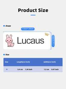 1~198pcs Clear Name Labels Waterproof Vinyl - Cute Custom Stickers For Kids School Supplies/College Dorm Organization/Sports Gear, Reusable No-Iron ID Tags For Lunch Boxes/Water Bottles/Gym Bags, Daycare Camp Essentials Baby Toddler Gift Set,Art Activities For Children,Warm Ambience