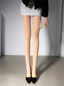 1 Stück ein reines, transparentes, eng anliegendes Kleid für Frauen mit öligen und sexy Strümpfen, geeignet für alle Jahreszeiten