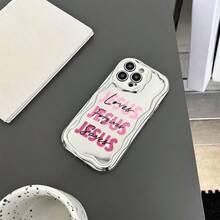 Funda para teléfono 1 pieza Diseño de TPU Teléfono ondulado galvanizado, evita el desgaste, transpirable, resistente al calor y al polvo, adecuado 11, 12, 13, 14, 15, 16 Plus Pro Promax XSMAX X/ XS - Plateado - Ver 5