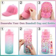 Decorate Your Own Water Bottle Kits,Unicorn Mermaid Painting Crafts,Fun Arts And Crafts Gifts Toys For Birthday Christmas(Unicorn)