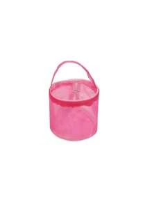 Bolsa portátil de almacenamiento de hilo, bolsa de malla hueca para hilos de lana de tejer y ganchillo, bolso de mano para almacenamiento de manualidades, herramientas y accesorios de costura