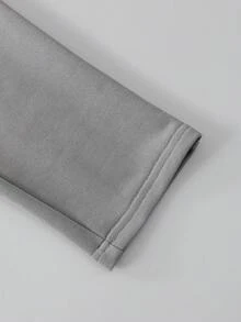 2pcs Boys' Spring/Autumn Long Sleeve Striped Shirt Patchwork Sweatshirt Vest Combo Top And Casual Long Pants 2 Pieces Set