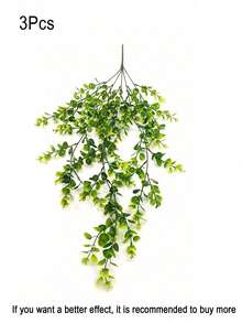 3/1pc Large Artificial Green Hanging Fern Plant - 76cm Realistic Fern Vines, Suitable For Wedding Decor, Birthday Party, Garden Events, Indoor & Outdoor Use - High Quality, No Electricity Needed, Outdoor Greenery | Decorative Vines | Greenery, Wedding Decor, Bridal, Backdrop, Props, Wreaths, Tabletop Decor, Centerpieces, Table Vines, Candle Wreaths, Banquet, Date, Party - Green - View 13