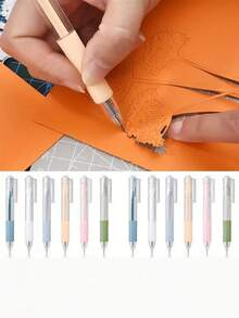 1/7 Piezas/Set Cuchillo de utilidad artístico para pegatinas, scrapbooking, herramienta de corte, caja de envío, cuchillo, útiles escolares, manualidades DIY, útiles escolares, vuelta al cole