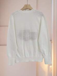 Damen Herbst- und Winterpullover im Jacquard-Muster mit -Muster, Lässig Pullover Herbst - Verschiedenfarbig - Übersicht 2