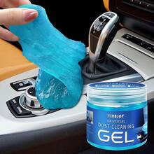 Car Cleaning Gel, 200g Car Cleaning Putty For Detailing Interior Cleaner, Dust Cleaning Slime For Cars, Keyboards & Electronics – Reusable Odorless Car Cleaning Supplies, Pink, 1 Pack 7oz - Blue - View 8