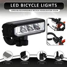 Lumen Bike Light, USB Rechargeable Bike Light, 4 Modes, Super Bright Bike Light For Night Cycling, Bicycle Front Light, IPX6 Waterproof, 1850 Lumen Rechargeable LED Powerful Front Light Waterproof Safety Light For Outdoor - Black - View 3