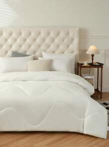 1件绗缝被 - 四季通用绗缝被，羽绒替代品，适合家庭和宿舍使用