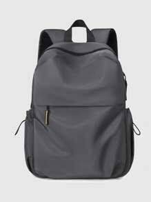 1pc Nylon Waterproof Multi-Function Backpack, Fits Laptop, Business Backpack, School Bag, Leisure Backpack, Travel Bag, Suitable For University And High School Students