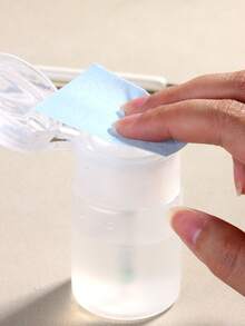 60毫升卸甲水分装瓶，黑白泵瓶，内含酒精、丙酮，可用作卸甲水、卸妆水、爽肤水，适用于液体灌装，空瓶 - 彩色 - 查看 3