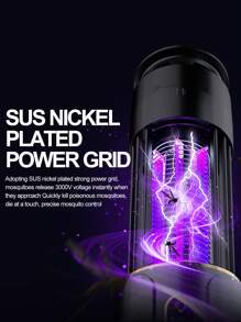 Powerful Electric Mosquito Killer, Efficient Indoor Mosquito Killer, Dual-Purpose Night Light And Mosquito Killer, Portable Electric Mosquito Killer, Mosquito Trap, Purple Light, Can Be Hung Or Placed On The Table, Suitable For Home Use And Outdoor Activities, USB Powered