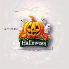 3 Stück/Set Halloween Kühlschrankmagnet, kreative Kürbis Dekoration, Heim Feiertagsdekoration, Halloween Souvenirs, kreative Heimdekoration Geschenke, Party Dekoration