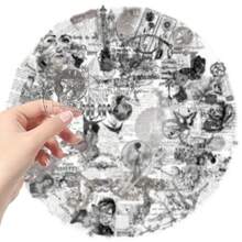 116 piezas Pegatinas de Clipart Vintage Graffiti, Pegatinas Impermeables de PET para Botellas de Agua, Portátiles, Scrapbooks, Patinetas Paquete de Pegatinas