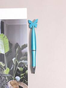 4pcs Vintage Heart Shaped Ballpoint Pen, Creative Stationery Accessories Writing Pen - Fashionable Learning Accessories & Office Supplies Ballpoint Pen Back To School