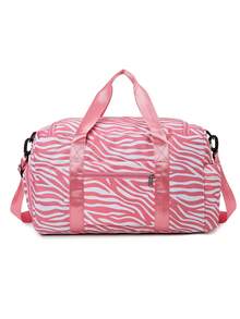 牛皮，豹纹，斑马纹，包，旅行包，行李包，大容量，干湿分离，商务，旅行，医院用，尼龙粉色包，学校用，学校配件，学校用品，旅行必需品，假日度假行李箱旅行包，女士旅行包