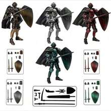 1pc- Medieval Knights Legion, Full Body Multi-Jointed Movable Figure, Armor Mech Warrior SamuraiLegion Building Block Action Figure For GamerEnthusiasts,Multiple Stvles To Choose From. Comes WithComplete Weapon Set.It Is A Great Gift For DesktopDecoration.Suitable For Home And Office Decoration.Holiday Gift - Multicolor - View 8