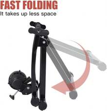 Bike Trainer Stand Indoor Stand With Noise Reduction Magnetic Stationary Stand Fits 26-28inch, 700C Wheel