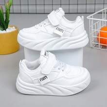 Tenis Escolares Blancos Unisex con Doble Cierre Autoadherente - Blanco - Ver 2