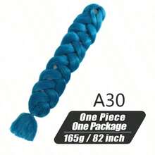 Xpression 合成钩针接发适用于钩针扭辫，专业级，男女通用，多种长度可选，可打造惊艳发型，非常适合 DIY 节日派对、狂欢节、音乐节和度假造型，合成大辫子钩针接发 Expression 编织接发 Yaki 直发女式巨型编织发 Kanekalon 大辫子日常佩戴 - 彩色 - 查看 17