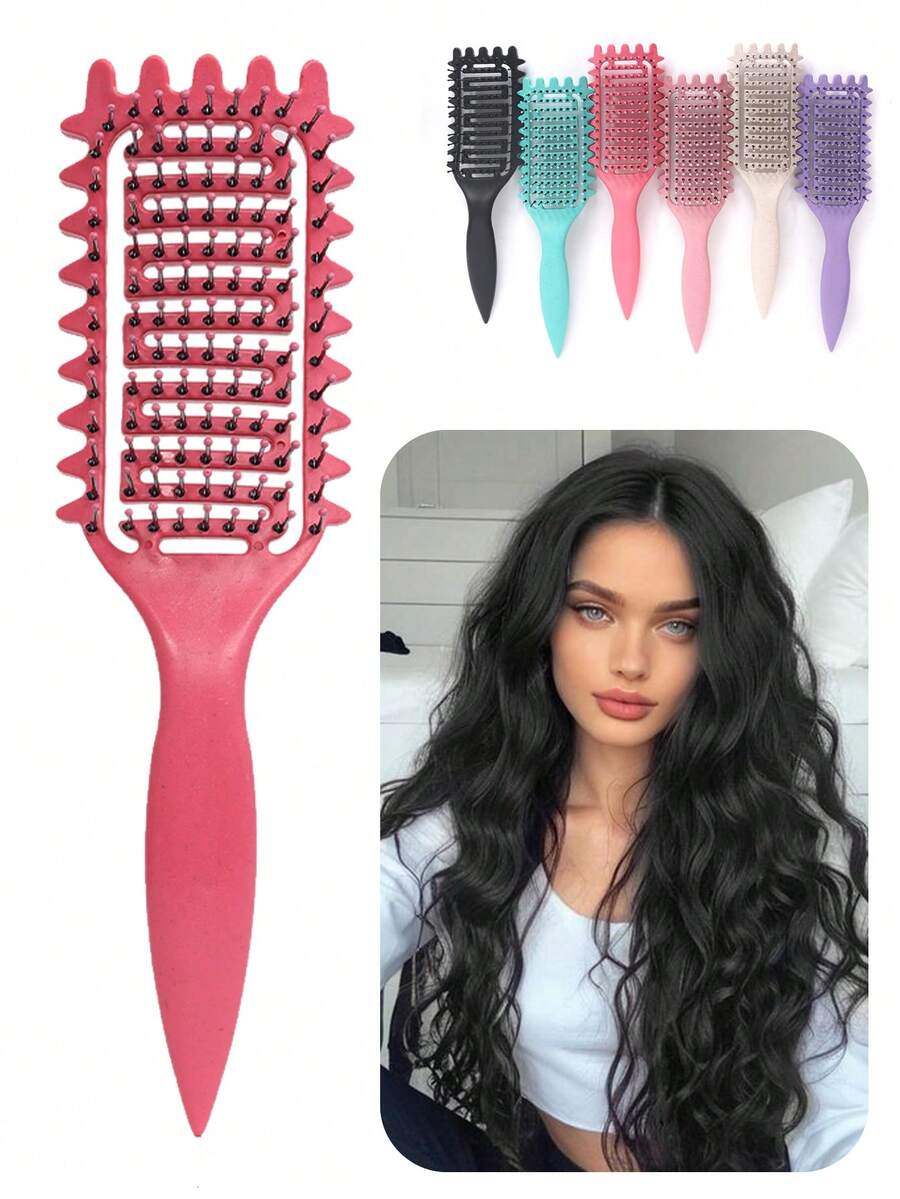 Curl Defining Hair Brush, 2025 Flash Hair Styling Brush For Curly Hair, Shaping & Defining Curls For Women,Back To School,Travel Holiday Essentials,Hair Accessories For Women