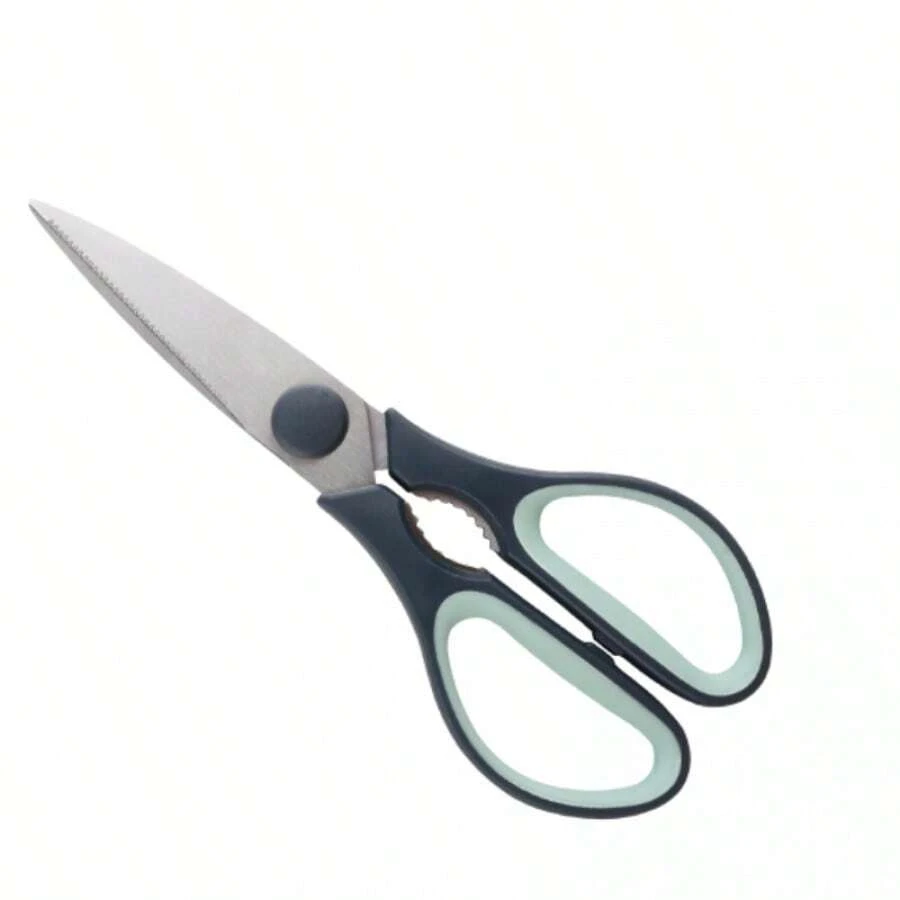 Tijeras de cocina con mango azul y negro - Negro - Ver 1