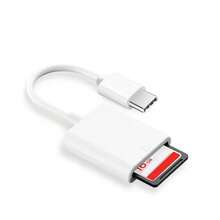 1pc SD Memory Card Reader, Supports Data Transfer Between Memory Card And Computer/Phone, Compatible With IPad Pro, Phones And Laptops - White - View 3