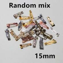 50 件 15-40 毫米胸针夹底座别针胸针设置空白底座适用于 DIY 珠宝制作用品 - brooch base - 查看 26